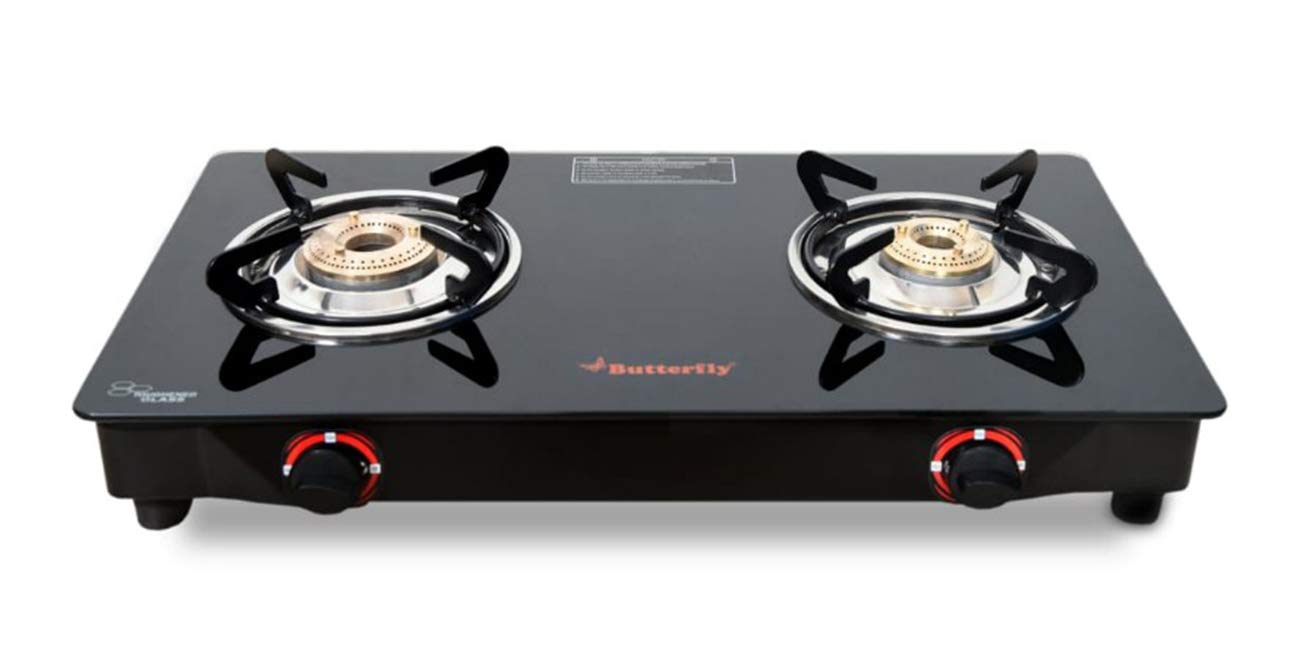 butterfly smart glass burner gas stove