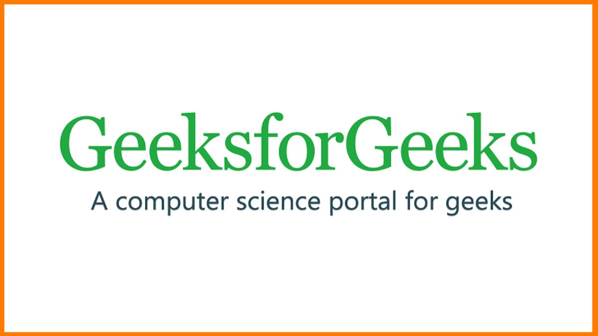 Geeksforgeeks- An Introduction to Personal Learning